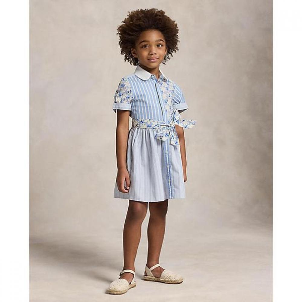 Polo Ralph Lauren Girls Cotton Poplin Shirt Dress 2 6 Years Cwpodrsr3d21195999 3
