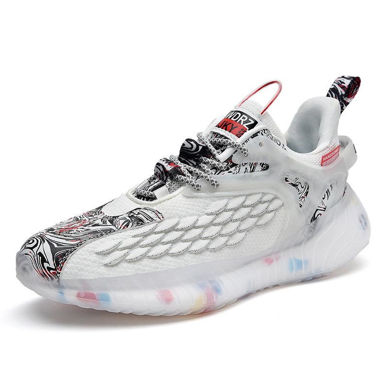 

Мужские черные кроссовки Dragon Scale Warrior – модная повседневная спортивная обувь в стиле попкорн AJ 45