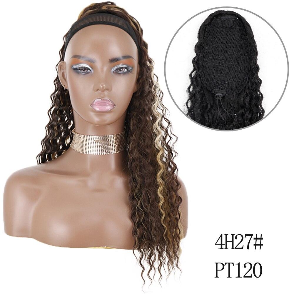 

MISSQUEEN длинный волнистый хвост на шнурке для женщин, синтетические волны, зажим для наращивания волос в шиньоне, черные искусственные волосы 26inches140g&China