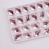 High Quality Rhombus Glass Crystal Sew On Rhinestones Strass Stone With Two Holes,DIY/clothing Accessories 1.1x1.9cm 28pcs