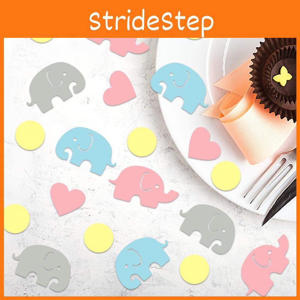 Shower Confetti Baby Scatter With Elephant Motif For Birth Celebration Decor