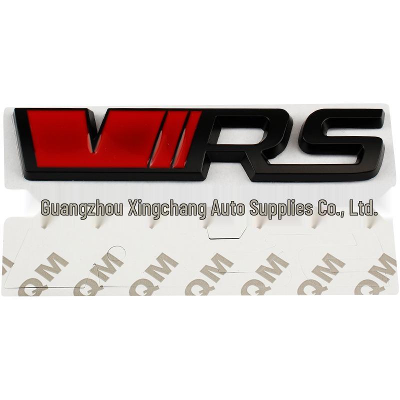 VRS Center Grille Badge for Volkswagen Skoda - Octavia/Fabia Metal Sticker for Car Personalization