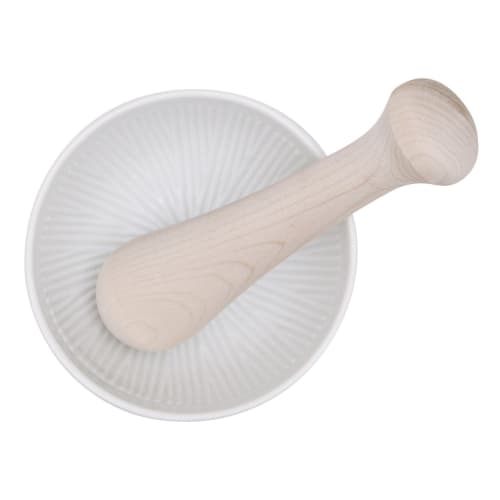 KAI Mortar Mortar Wooden Stick with Natural Wood (Magnolia) Mini Kitchen Tool Made in Japan SELECT100 DH3020