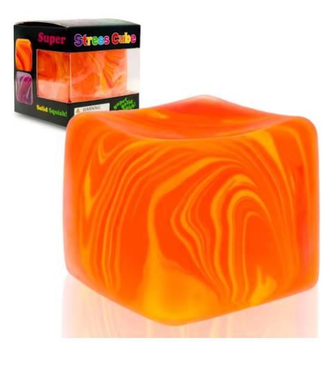 Schylling Needoh Nice Cube Sensorische Nice-Sicle Stressverlichting Squishy Kubus Anti-Angst Knijpobject Voor Focus ADHD Populatie Accessoire