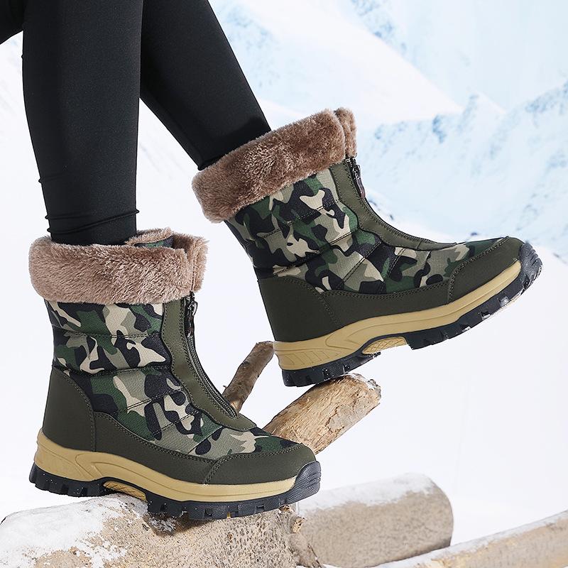 Strictly selected Russian cold-proof boots, Northeast down snow boots, piled and thickened sub-zero antifreeze zipper cotton boots, non-slip