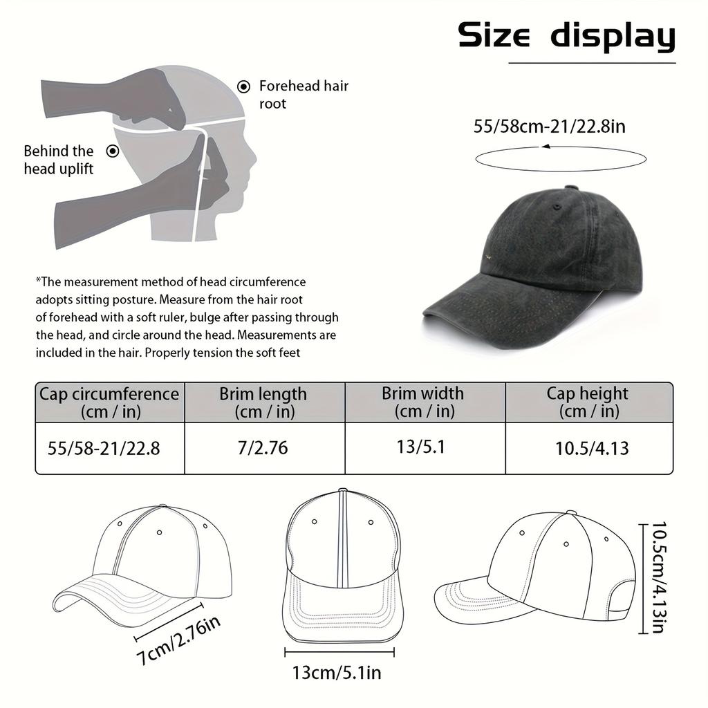Unisex Baseball Cap Outdoor Sports Peaked Cap