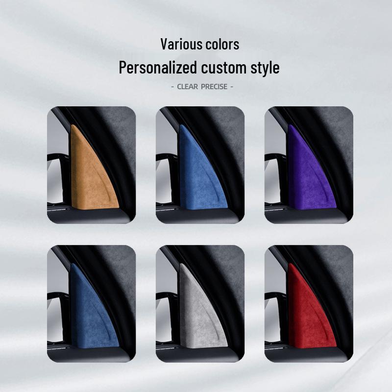 Zeekr 009 Alcantara Suede A-Pillar Triangle Cover - Car Decoration & Protective Accessories