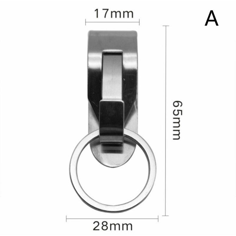 Anti-Lost Belt Key Holder Key-Clip Detachable Keyrings For Keys Belt Keychain