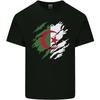 Torn Algeria Flag Algerian Day Football Kids T-Shirt Childrens