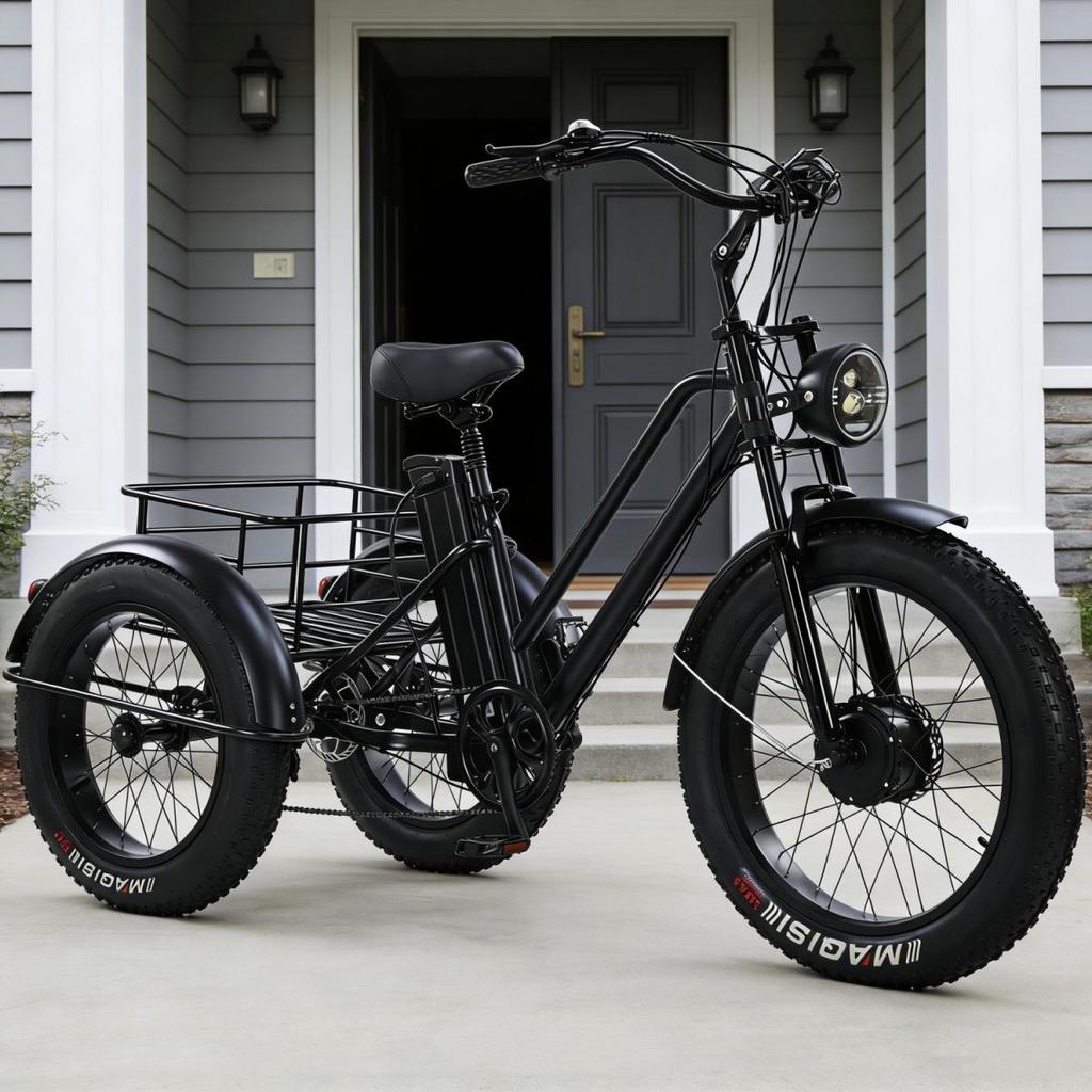 Electric Assist Tricycle for Cross-border E-commerce Delivery