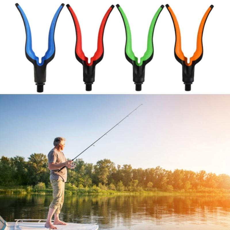 Universal Rod Holder Fishing Rod Gripper Rest Head Portable Rest Holder 3/8 Thread Brackets Head Fishing Tool Accessory