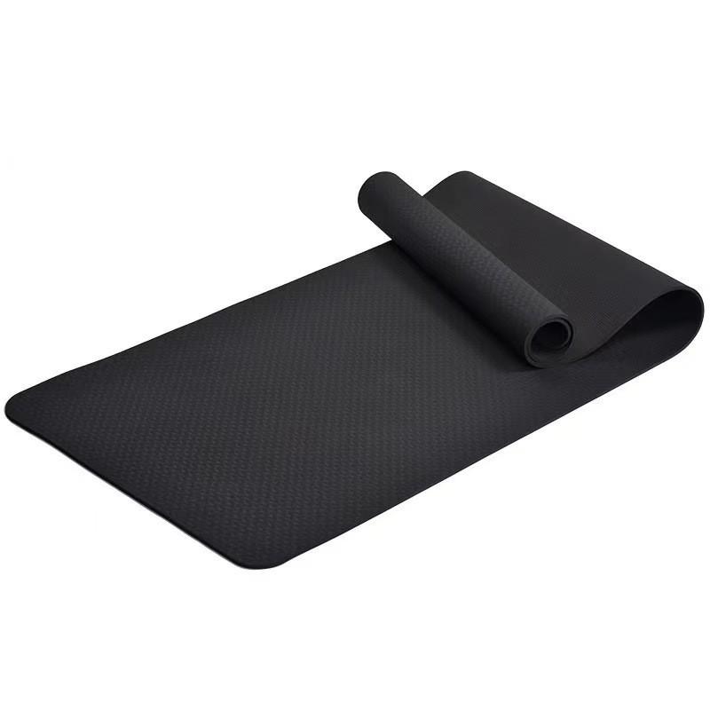 Extra Thick TPE Yoga Mat 6mm Non-Slip Exercise Beginners Women Home Fitness Gym