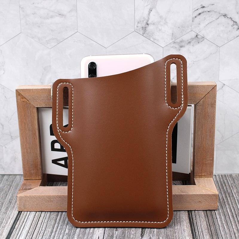 1Pcs Belt Universal Telephone Leather Waist Bag