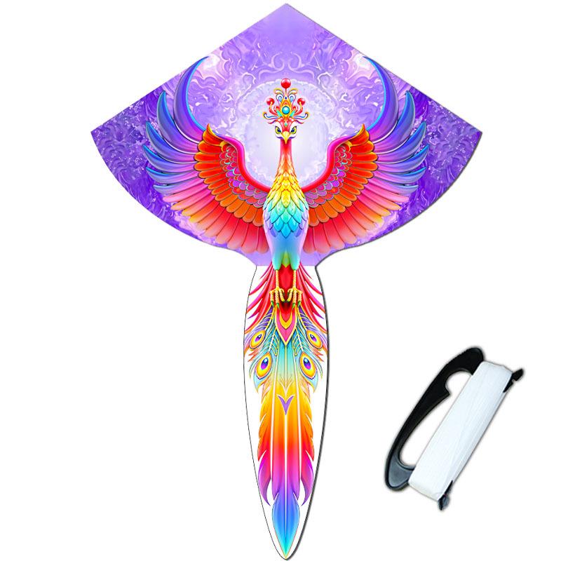 Colorful Peacock Kite for Children - Light Breeze Outdoor Fun