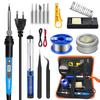 80W Digital Soldering Iron Kit with Multimeter Repair Tool Set Home Welding Hardware DIY Tools