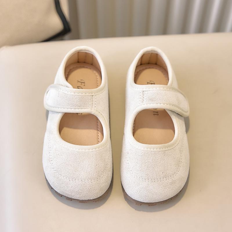 Mädchen Herbst Woll Ballerinas - Weiche Sohle Leder Prinzessin Schuhe