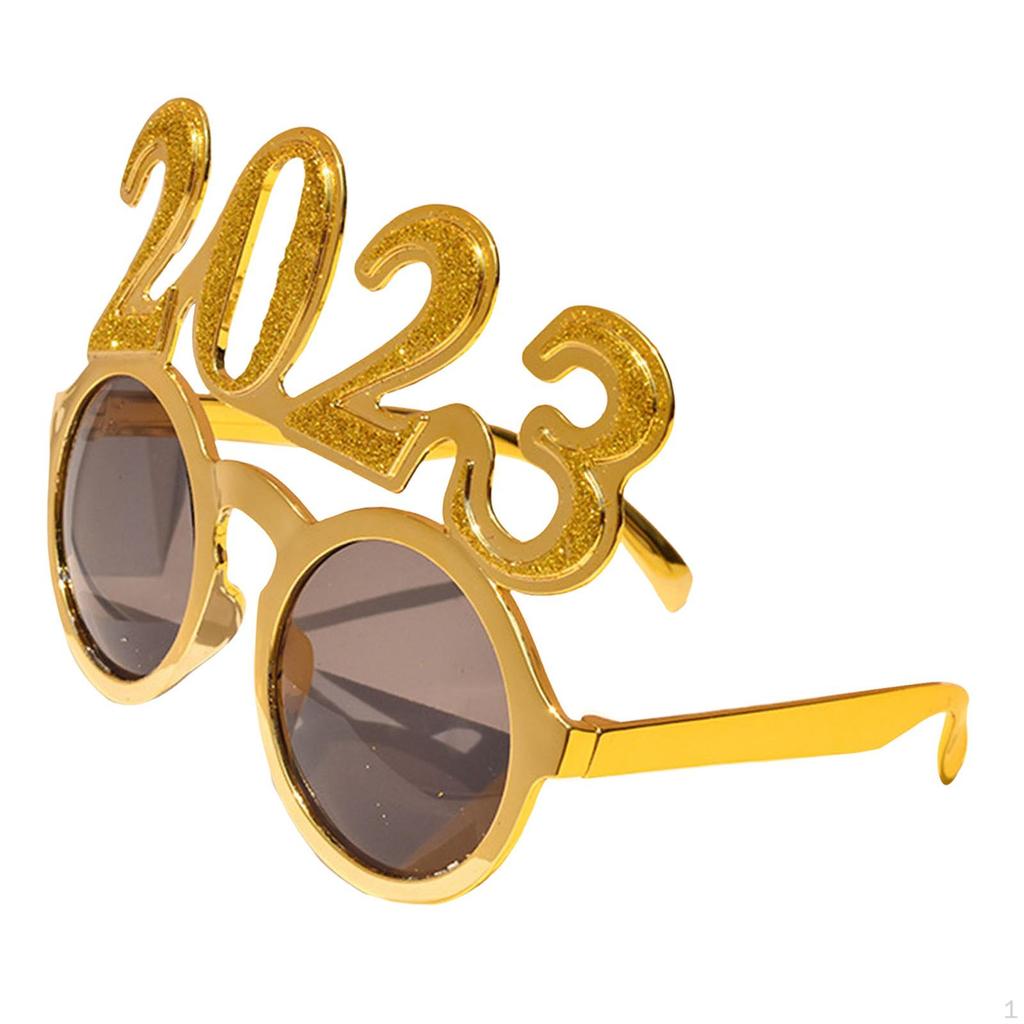 Funny Glasses,Eve Party Supplies Decorations Photo Prop,New Years Glasses for Celebration