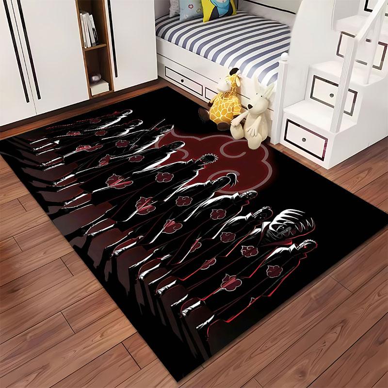 Akatsuki Clan Rote Wolke Design geeignet als rutschfeste Matte für das Wohnzimmer oder Schlafzimmer Sofa