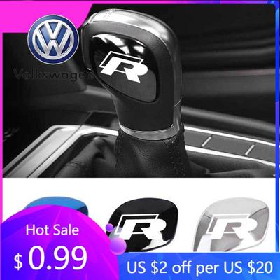 2026 Hot For Volkswagen VW For VW Volkswagen Rline POLO CC Golf 7 6 Bora Tiguan Passat B5 B6 B7 Jetta Car Styling Gear Shift Kno