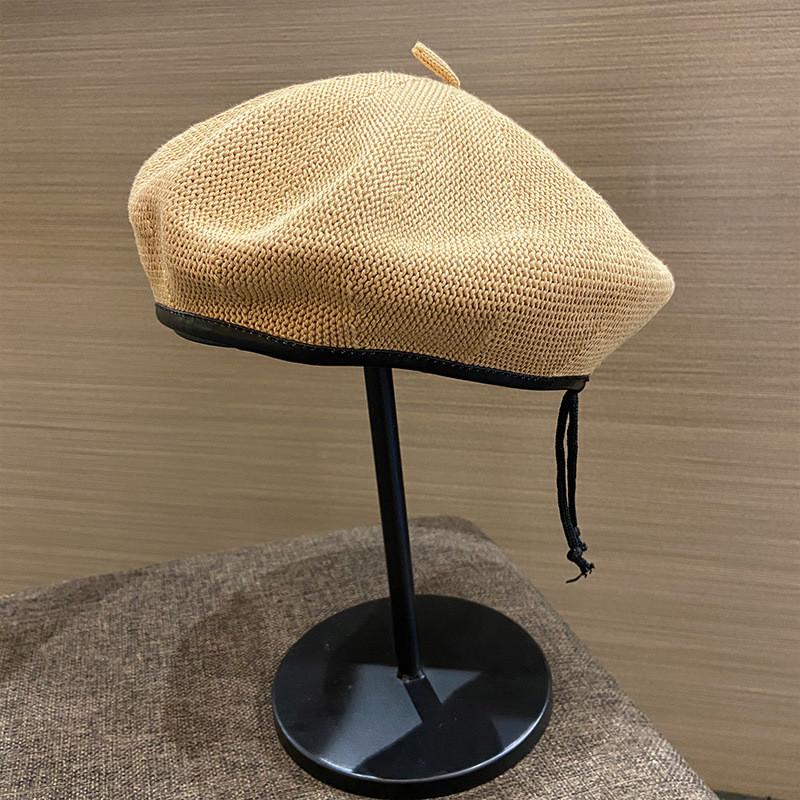 Beret Stylish Khaki For Women Lightweight Spring Autumn Chic Casual Hat