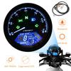 Universal Motorcycle LCD Digital Speedometer 8-18V DC Motorbike Odometer Tachometer Gauge ABS Waterproof Instruments