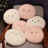 Creative  Bun Shape Plush Toys Stuffed Soft Dumplings Pillow Kawaii Cushion Simulation Food Doll Gift for Kids Home Decor