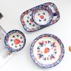 Japanese-Style Ceramic Tableware Set, Cute Strawberry Household Rice Bowl, Deep Plate, Vegetable Plate, Soup Cup, Mug, Bowl Set.