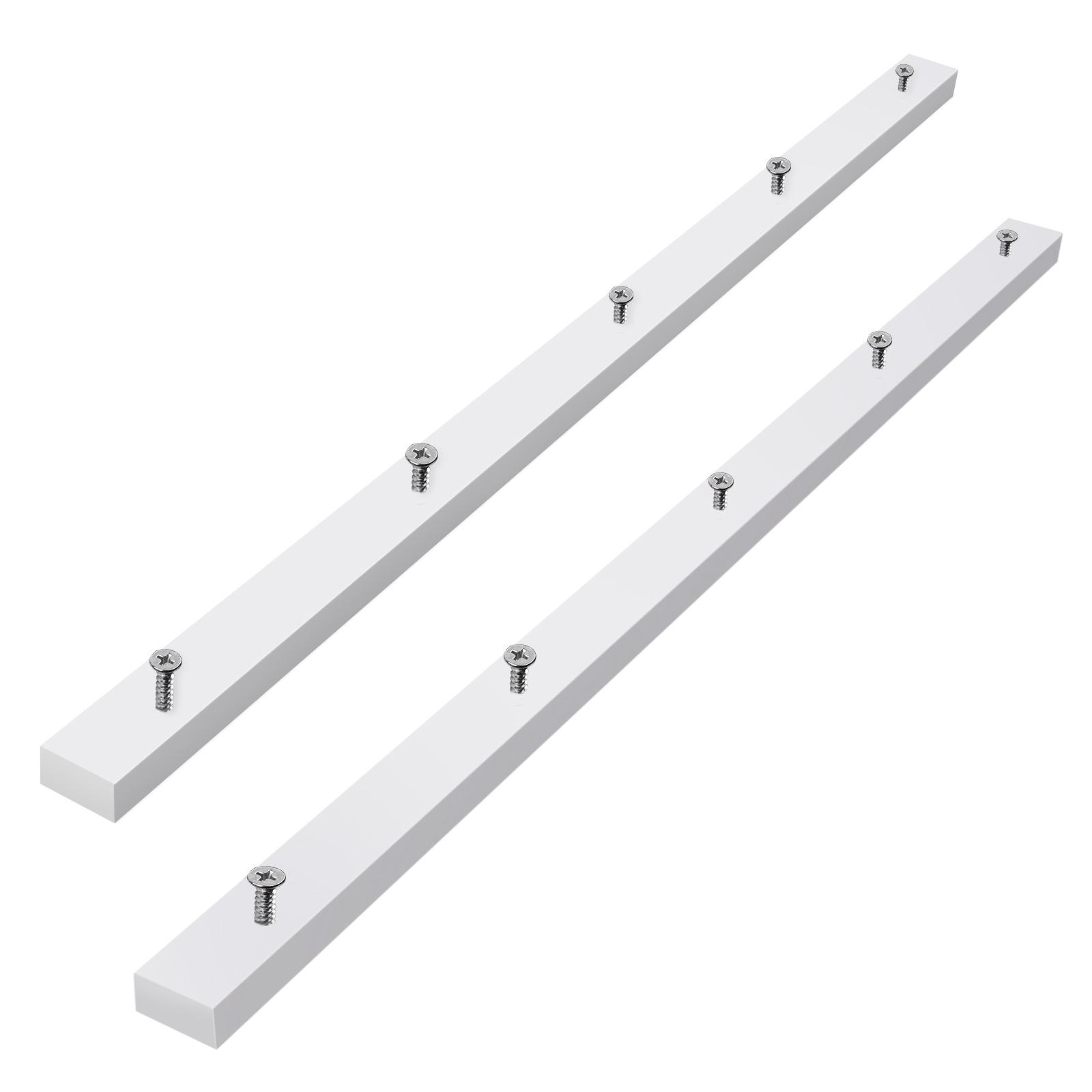 

2Pcs Crosscut Sled For Table Saw Sled Miter Bars with Predrilled Screws Holes, 3/4 x 3/8 x 17 Miter Bars for Table Saw білий