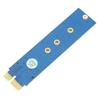 Blue PCI E To NGFF M.2 Hard Disk Adapter High Speed NVME PCIe Adapter Card  PC Upgrade