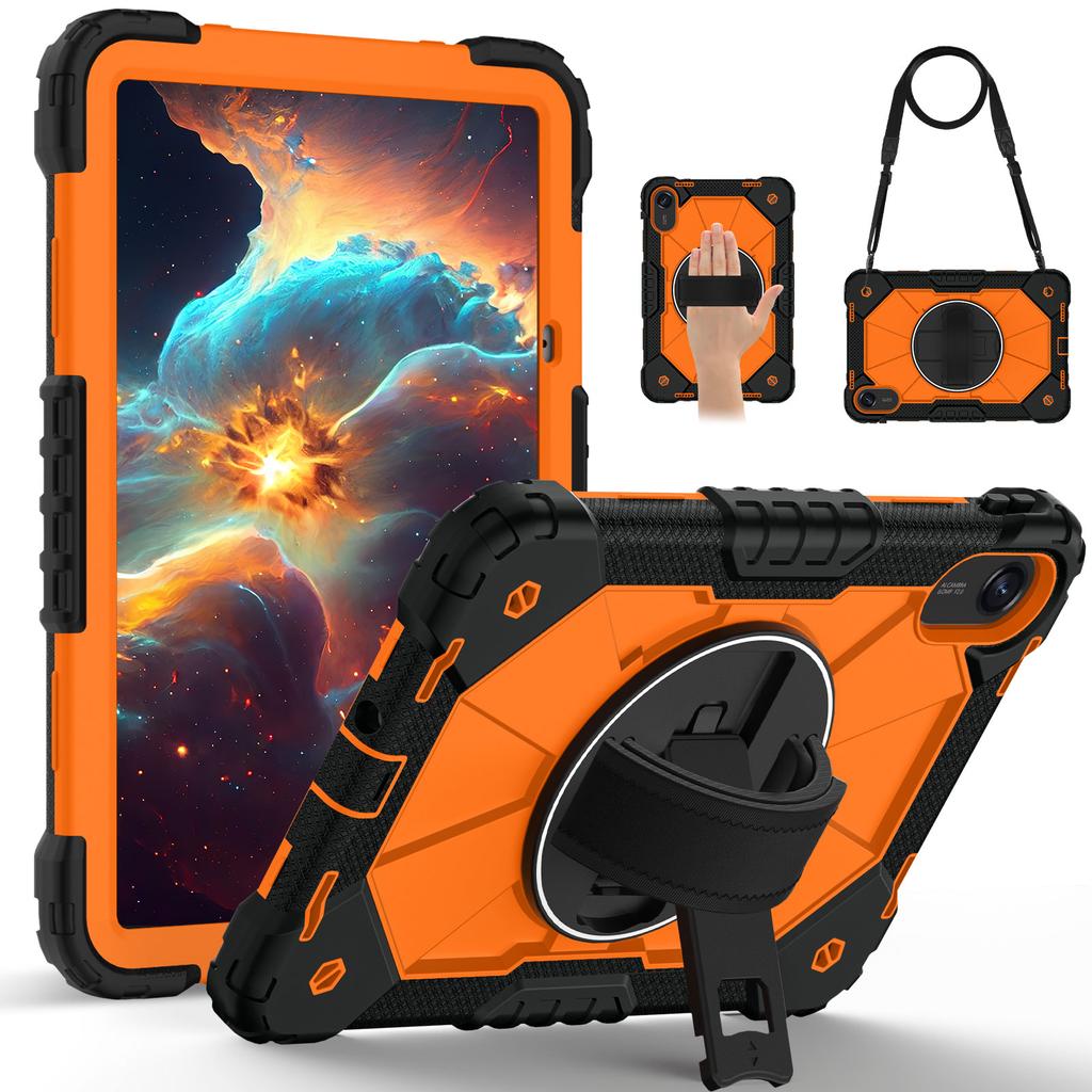 Handle Grip Case for Xiaomi Redmi Pad 2 2025 11.0 Inch 25040RP0AG 25040RP0AI Rotating Stand Heavy Duty Cover with Shoulder Strap