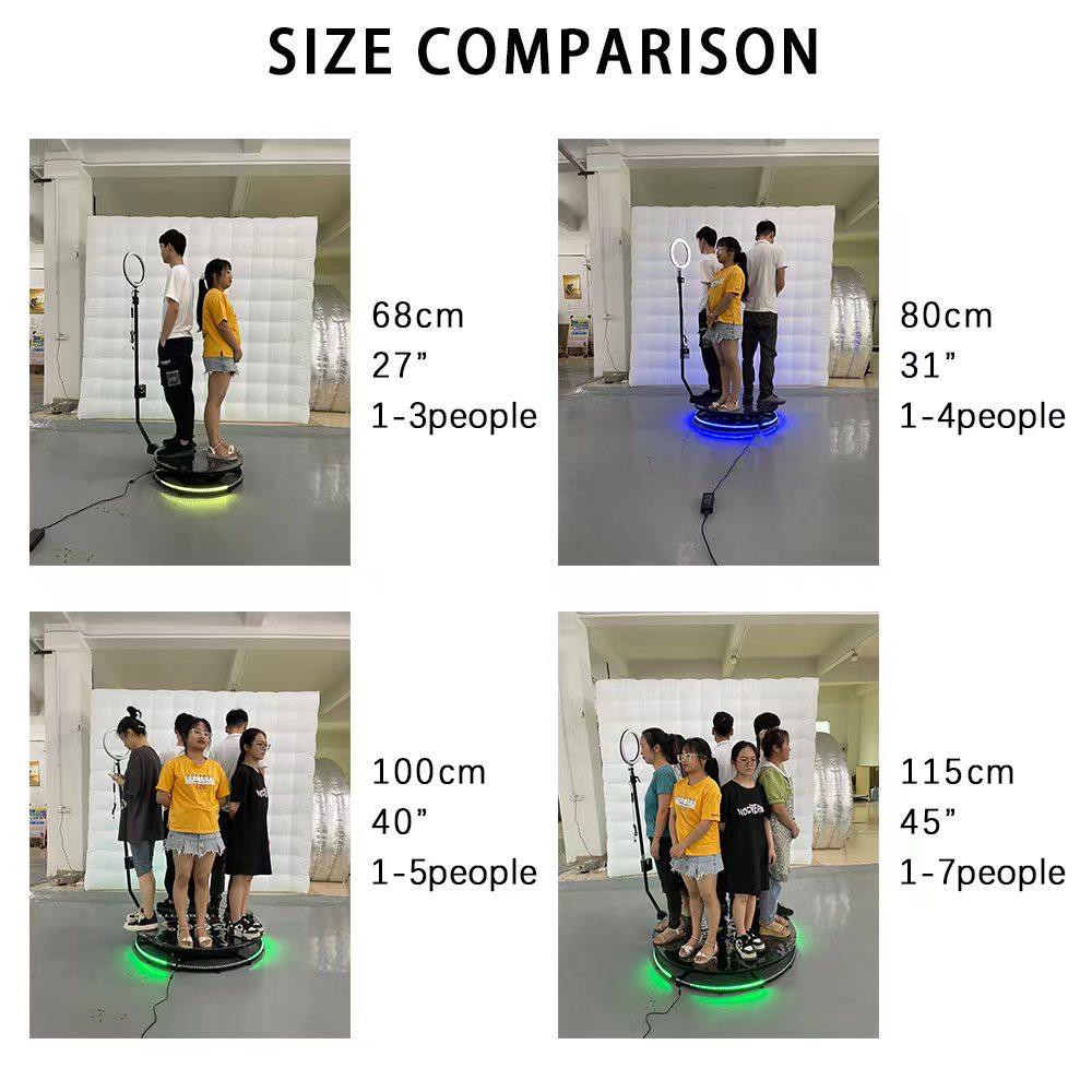 360 Spin Custom Photo Booth Rental for Parties & Weddings