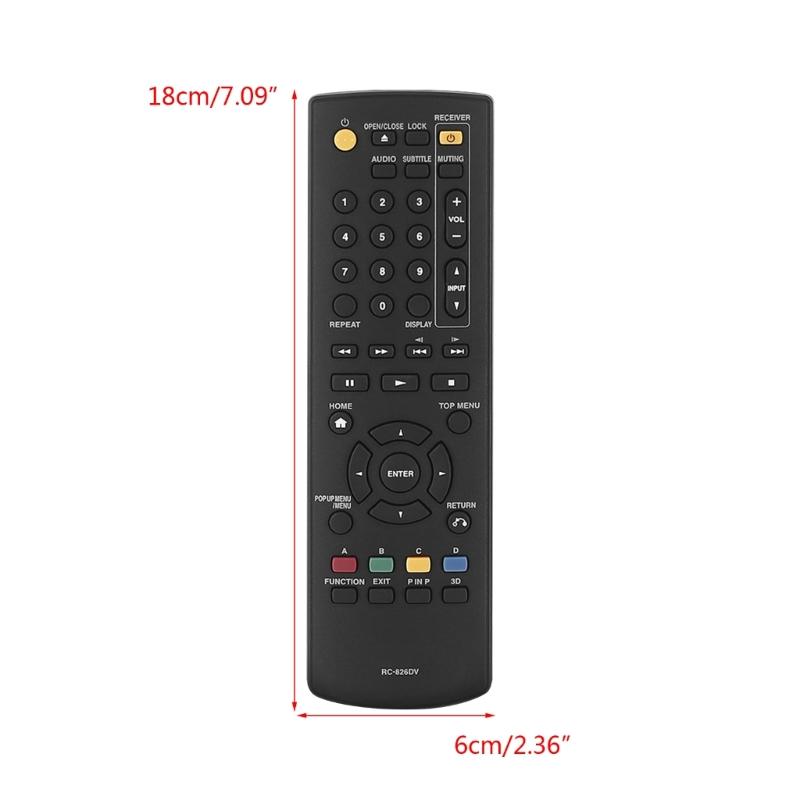 RC-826DV for  DVD Player -826DV -825DV/788DV Remote Controller Remote Control Replacement  Controllers