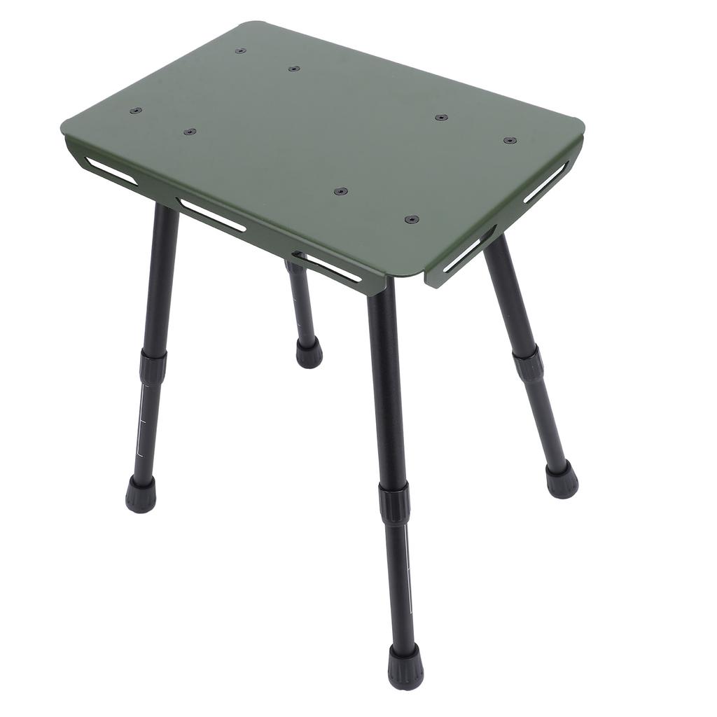 Camping Stool Folding Aluminum Alloy Oxford Cloth Lightweight 330.7lb Load Bearing Height   with Storage Bag Fishing Stool for Outdoor