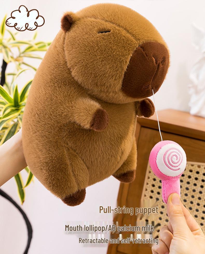 Capybara Plush Pillow Doll - Cute Large Stuffed Toy for Children