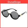 Leopard Print Round Sunglasses For Women With Uv400 Protection Stylish Fashion Accessory