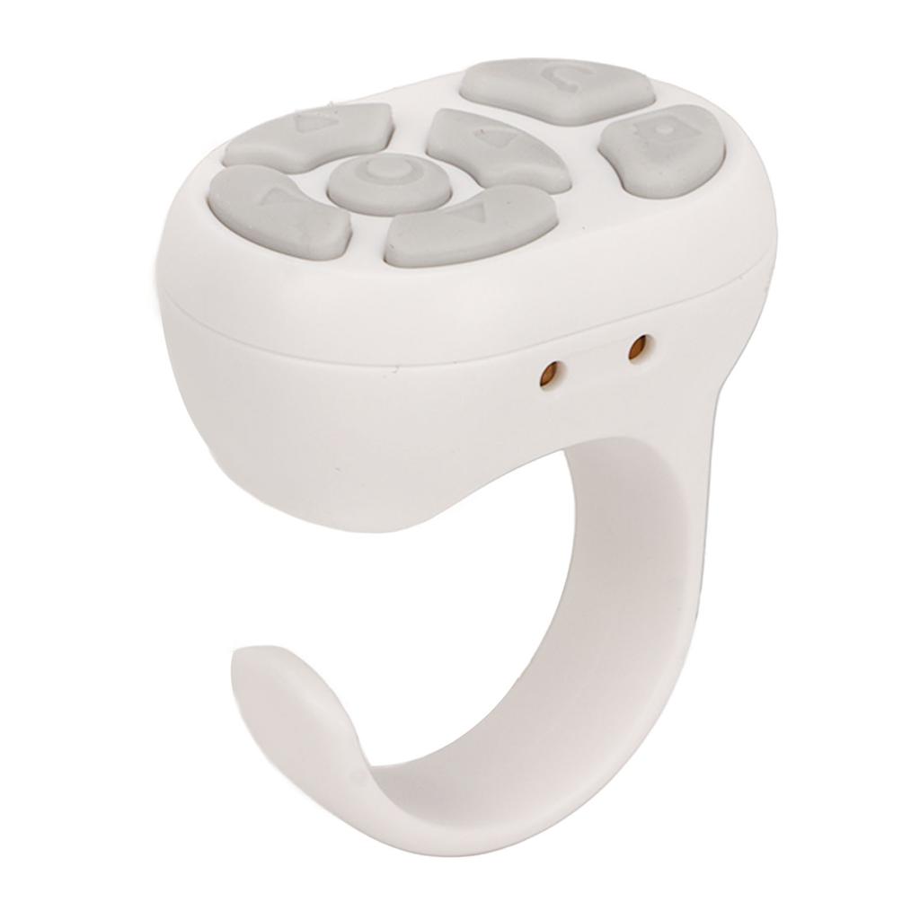 Remote Control Scrolling APP Page Turner Camera Remote Shutter Selfie Button with Charging Case for Cell Phone