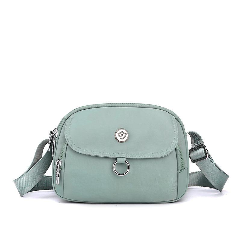 

Label Multi-compartment Women s Oblique Span Bag Light Casual Small Square Bag Anti-splashing Nylon Mom Bag