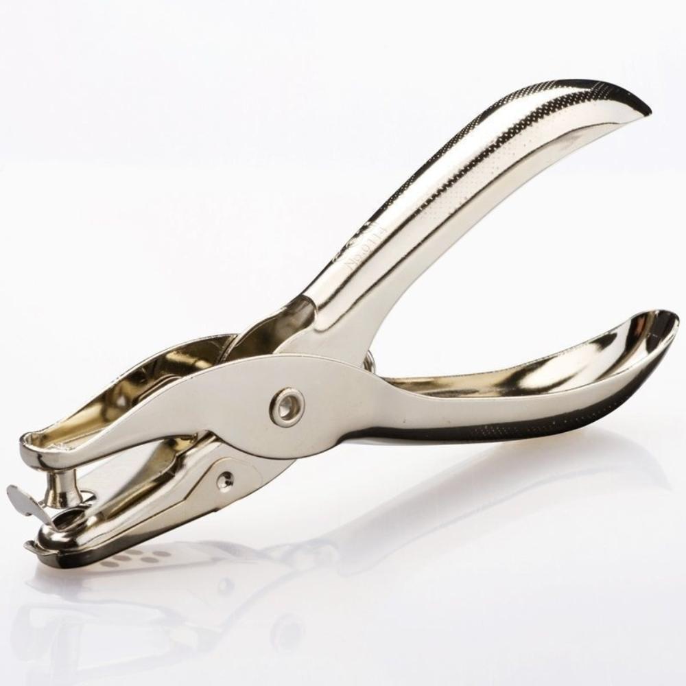 Hole Puncher Paper Hole Punch Round Single Hole Puncher For DIY Scrapbooking Loose-leaf Paper Cutter Tool Handheld Metal Punch