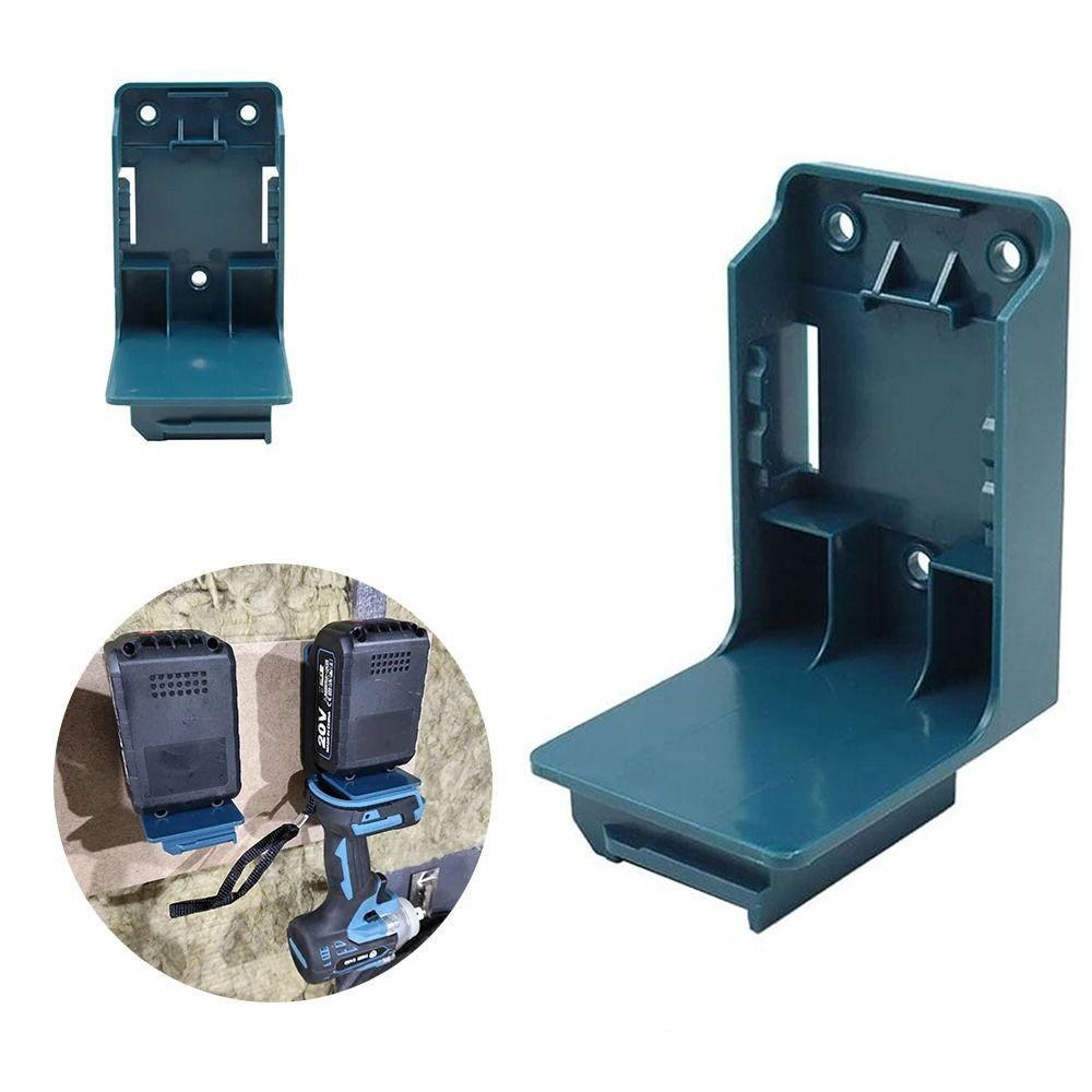 Handy Storage Rack Wall Holder Electric Tool Holder 2 IN 1 Battery Mount Holder  Home