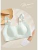 Women's No-Wire Support Bra: Comfortable, Side-Smoothing, Anti-Sagging, Thin Style with Wide Straps