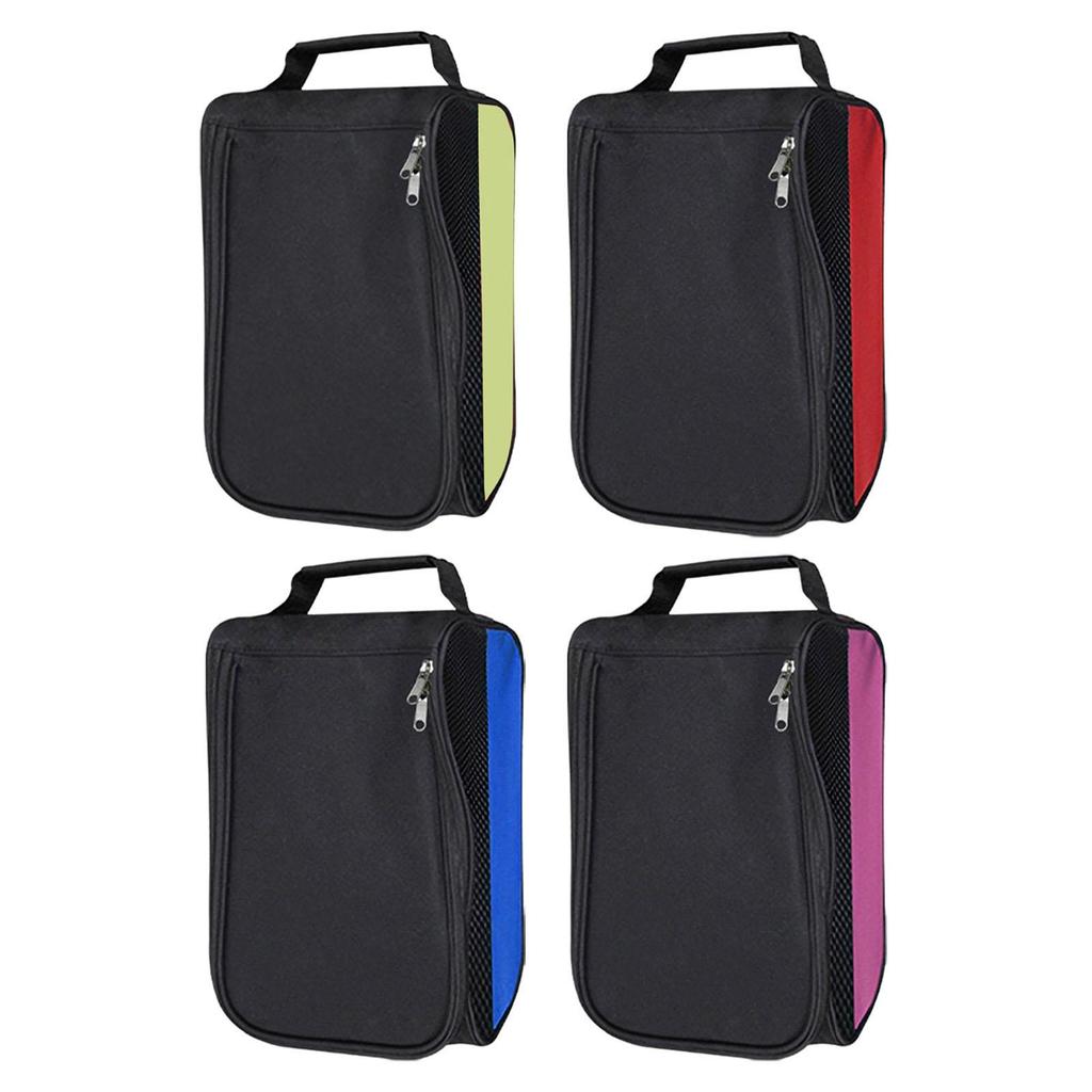 Sports Shoes Case Multiuse Storage Zipper Tote Golf Supplies Breathable Golf Shoe Pouch for Running Men Women Travel Hiking Gym