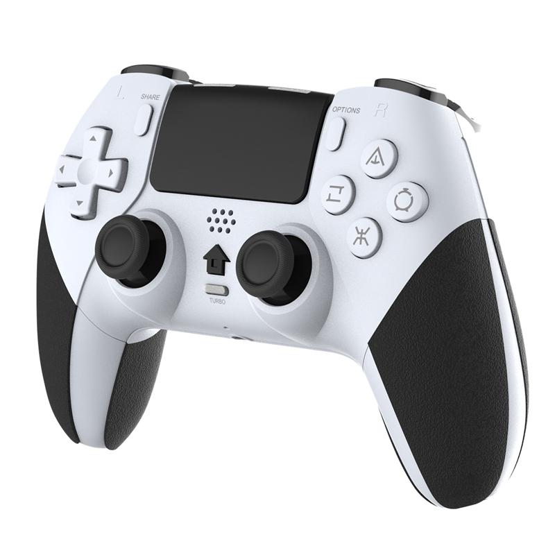 Wireless Gamepad Controller for PS4 with Motorized Vibration Body Sensing 6-Axis Continuous Firing Function