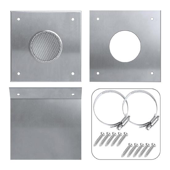 Sada nasávání vzduchu pro peletová kamna Nerezová Odolná proti korozi Jednoduchá instalace Hliníková ohebná odvzdušňovací trubka