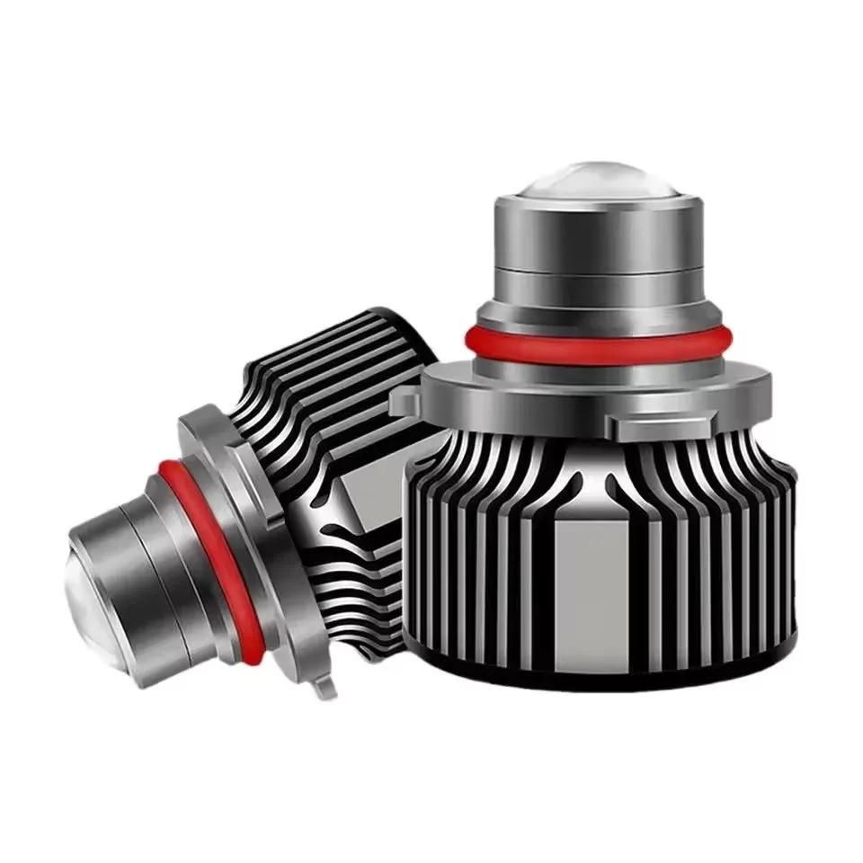 HB3 HB4 CSP Laser Lens LED Fog Light Bulbs Turbo Fog Lamp 3000K yellow Car 12V T3,2pcs.