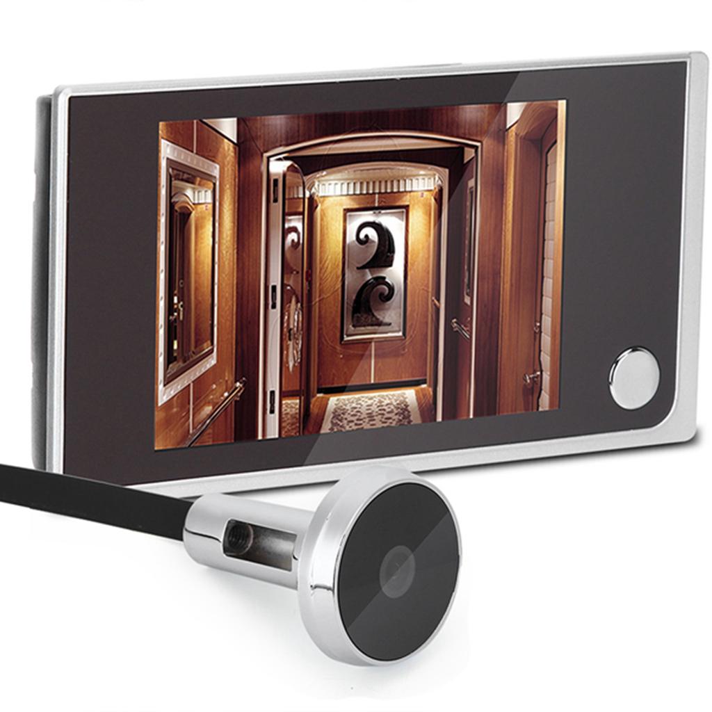 3.5" Digital LCD 120 Degree Peephole Viewer Photo Visual Electronic Cat Eye