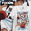 Kuroko No Basket Duo Anime T-shirt Unisex Cadeau Voor Anime Liefhebber Alle Maten Katoen