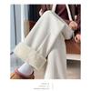 Women High Waist Casual Loose Pants Straight Wide Leg Female Thick Baggy Trousers