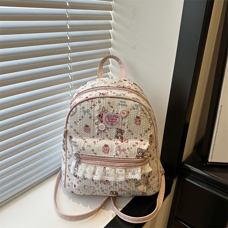 Large Capacity Casual and Stylish Backpack for Women, Niche Design Backpack, College Student School Bag, Casual Party Backpack