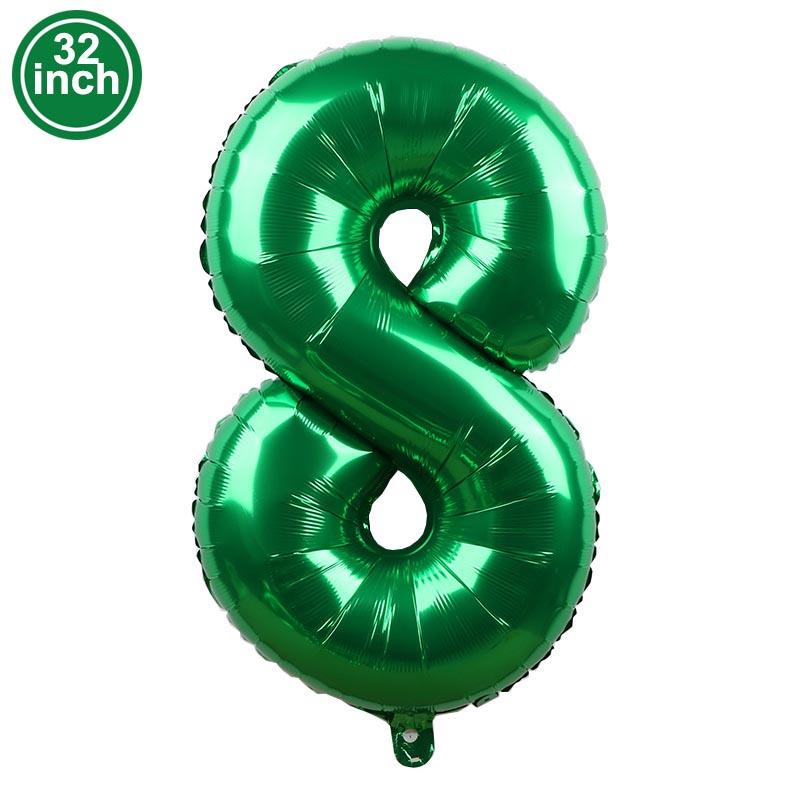 Multi Color Large Numbers 1 Balloon 32Inch 1 2 3 4 5 6 7 8 9 Birthday Ball Red Digit Bachelorette Balloons Figure Golob Balloons