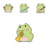 Inspired Frog Playful Enamel Brooch Stylish And Functional Pin For Casual And Formal Outfits